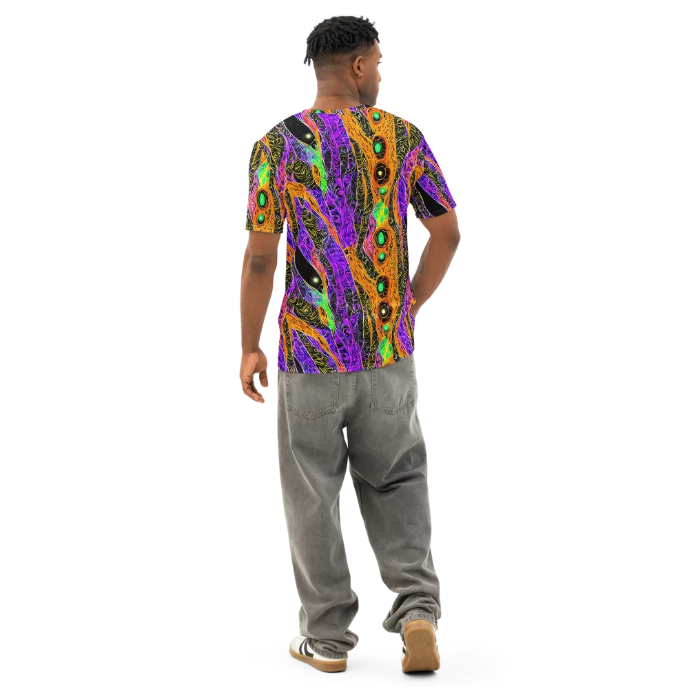 Cooper's Vision on Men's Cotton Crew Neck T-Shirt — Back