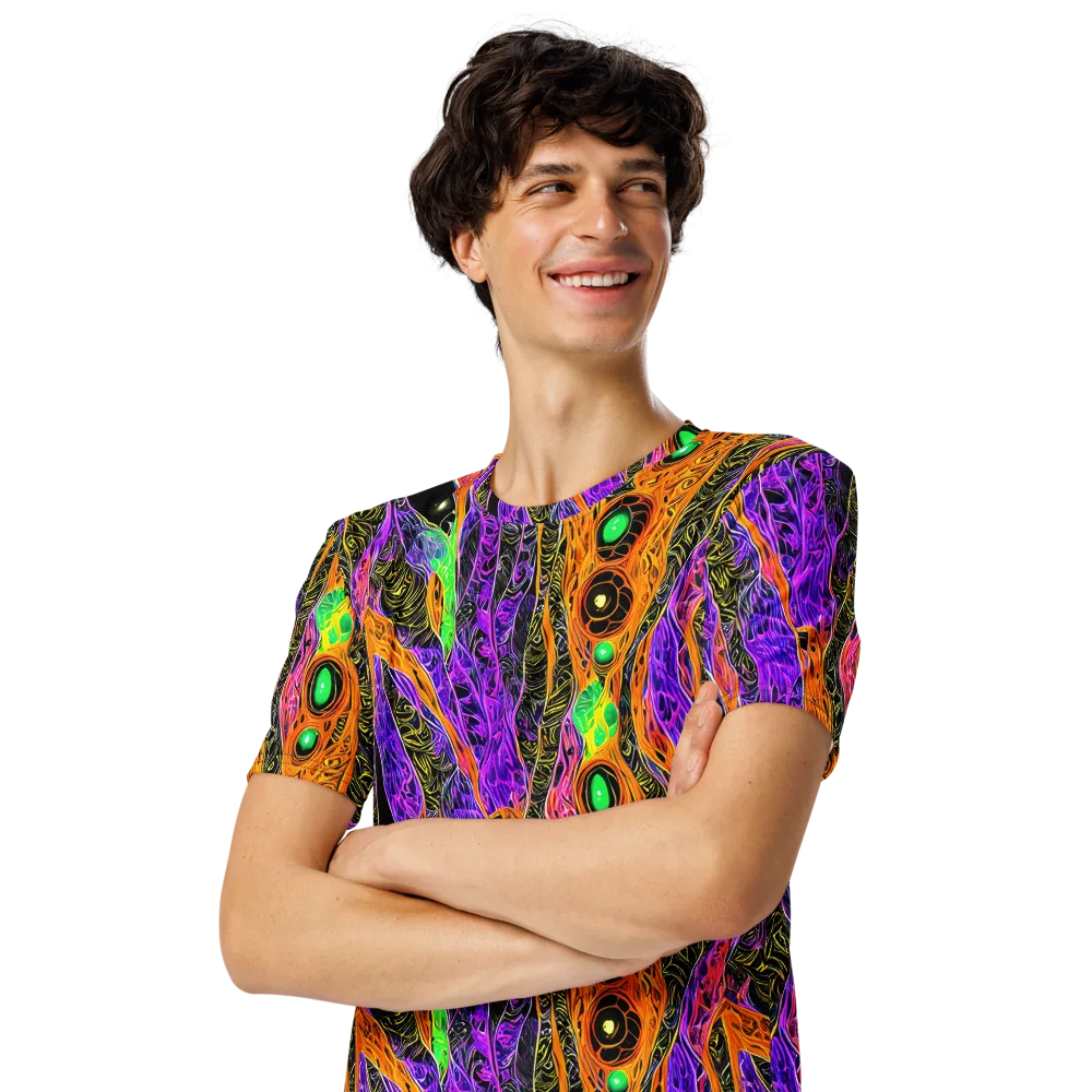 Cooper's Vision on Men's Crew Neck T-Shirt — Left Front