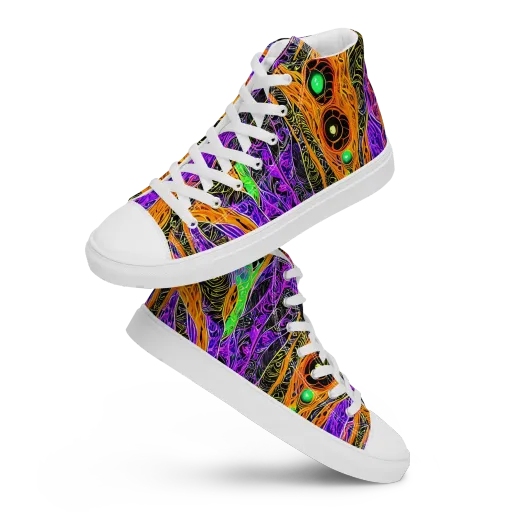 Cooper's Vision on a Men's High Top Canvas Shoes