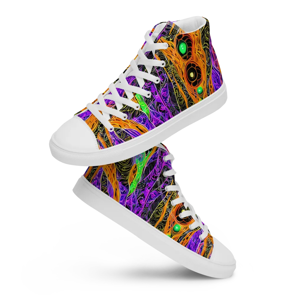 Cooper's Vision on Women's High Top Canvas Shoes — Front