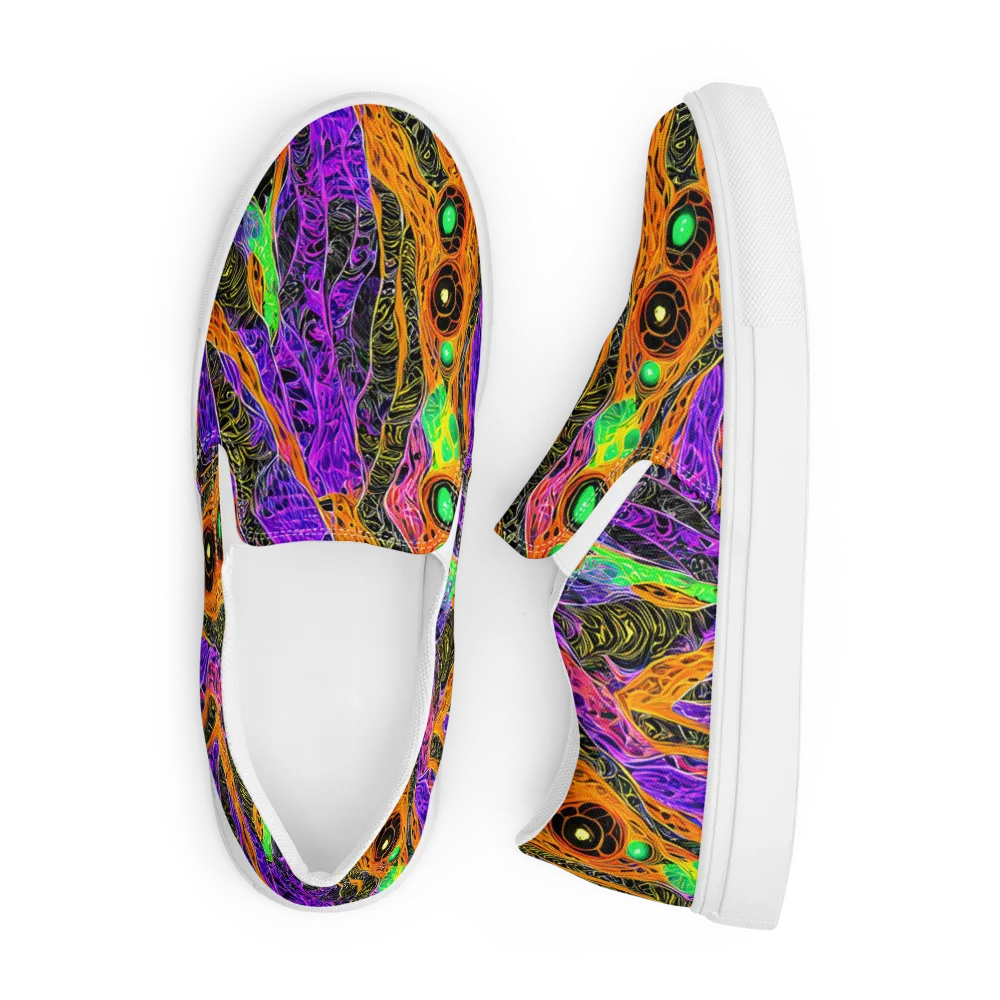Cooper's Vision on Men's Slip-On Canvas Shoes — Front