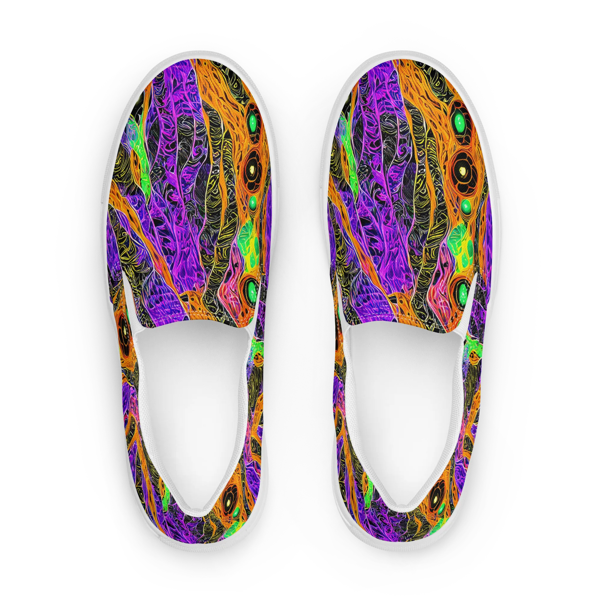Cooper's Vision on Women's Slip-On Canvas Shoes — Front
