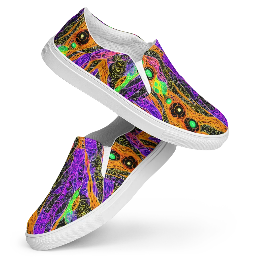Cooper's Vision on Women's Slip-On Canvas Shoes — Front