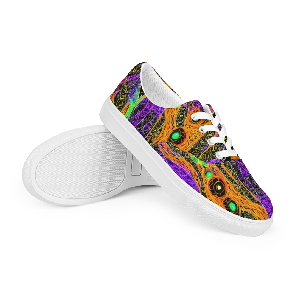 Cooper's Vision on Men's Lace-Up Canvas Shoes — Right Front
