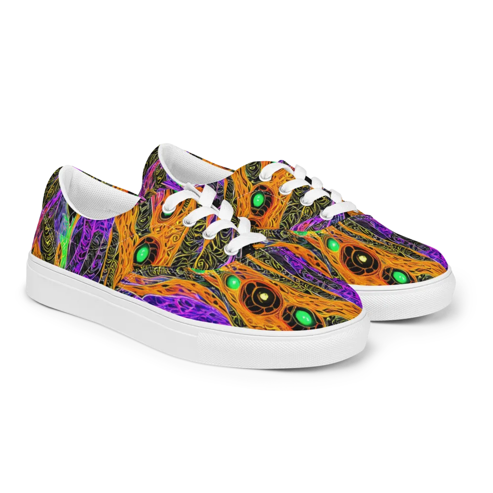 Cooper's Vision on Men's Lace-Up Canvas Shoes — Right Front
