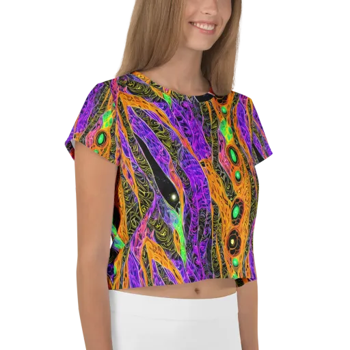 Cooper's Vision on a Crop Tee
