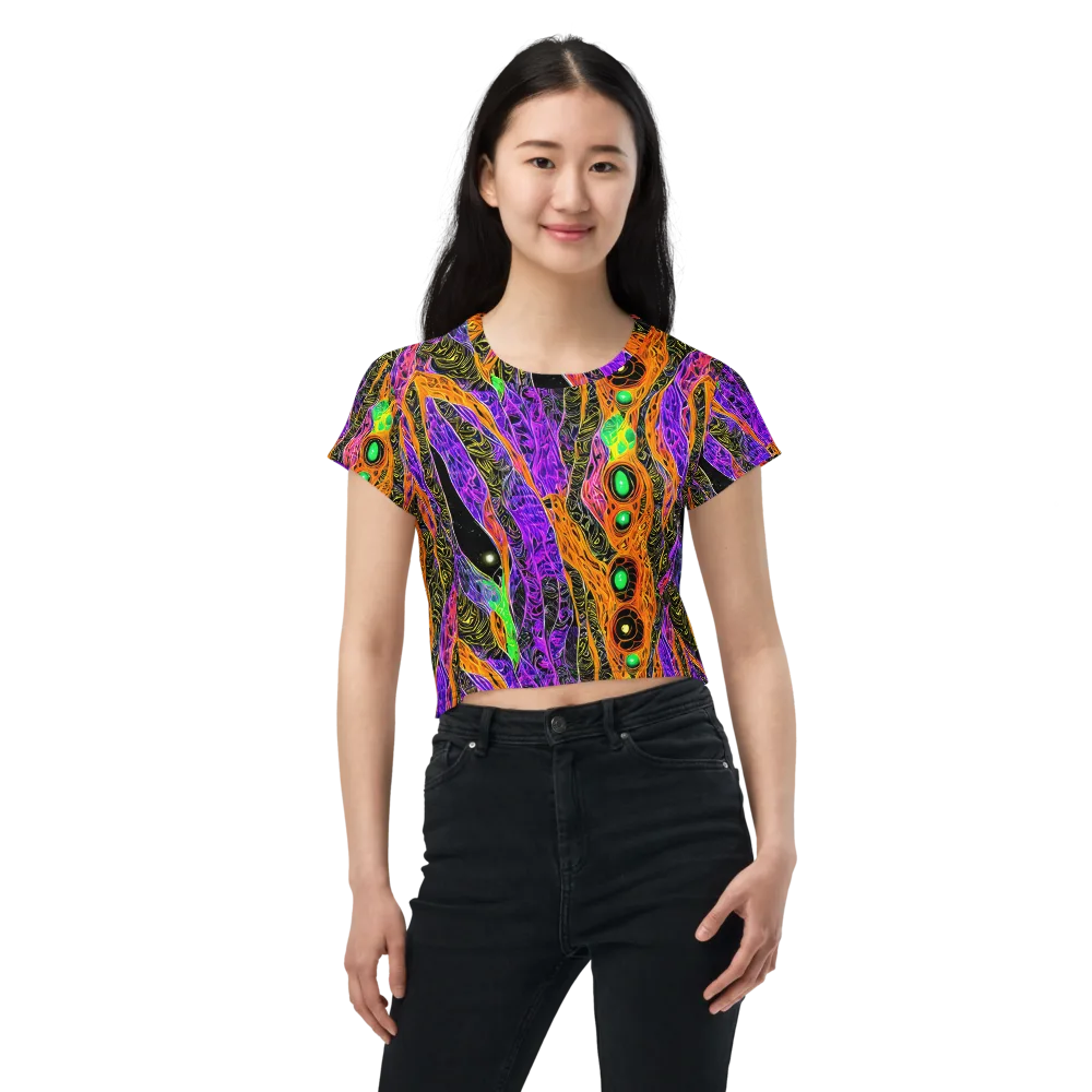 Cooper's Vision on Crop Tee — Front