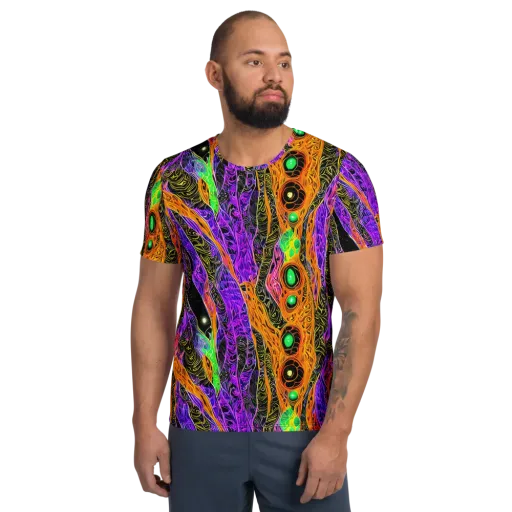 Cooper's Vision on a Men's Athletic T-Shirt