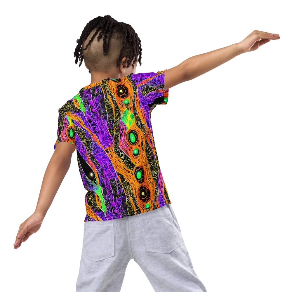 Cooper's Vision on Kids Crew Neck T-Shirt — Back