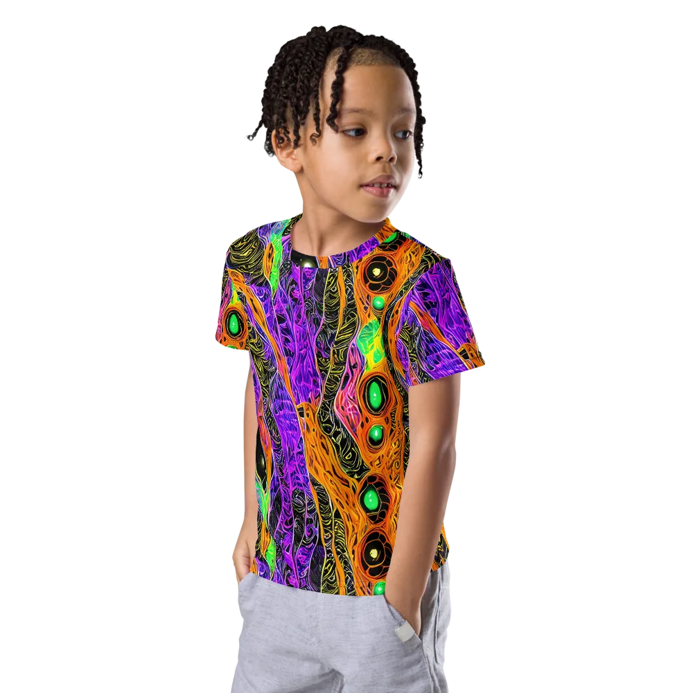 Cooper's Vision on Kids Crew Neck T-Shirt — Left Front