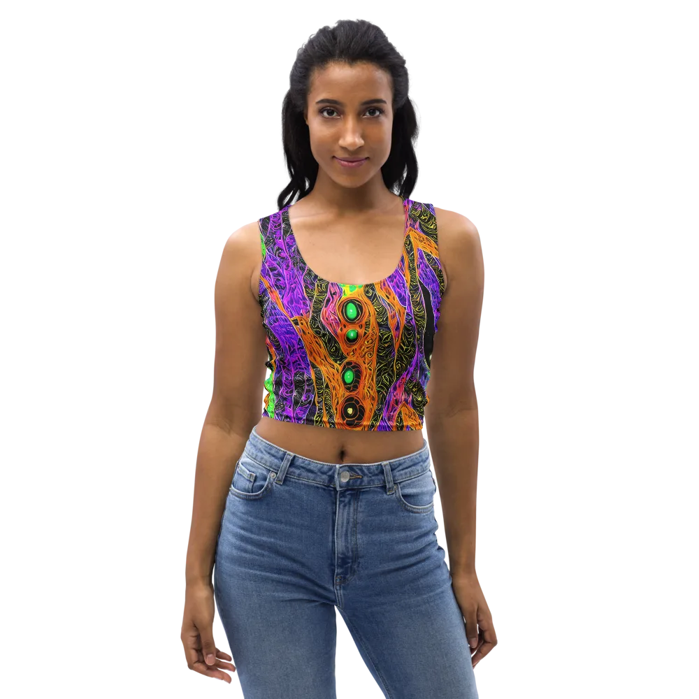 Cooper's Vision on Crop Top — Front