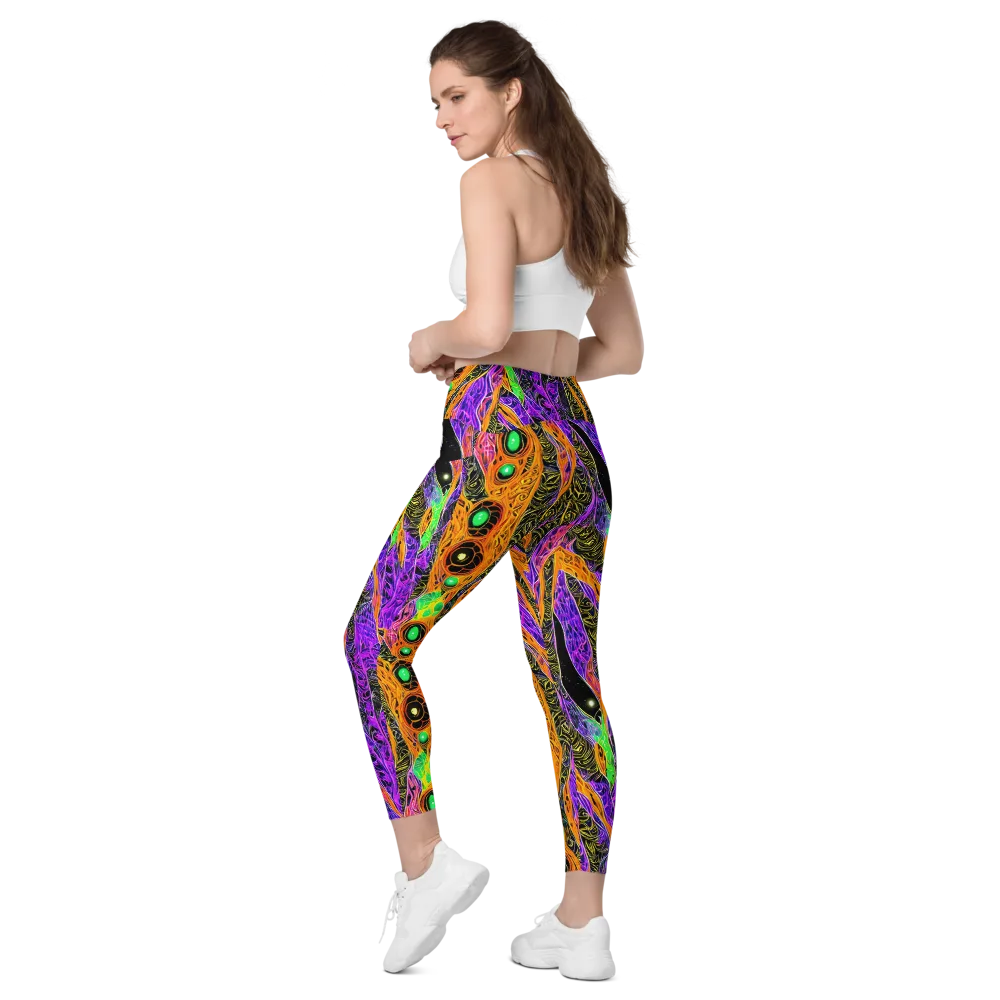 Cooper's Vision on Leggings with Pockets — Left Back