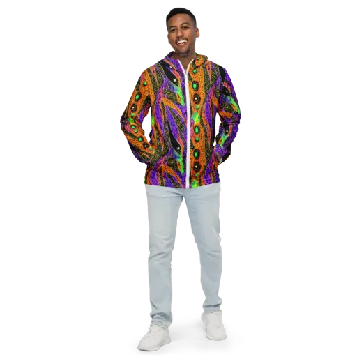 Cooper's Vision on a Men's Windbreaker