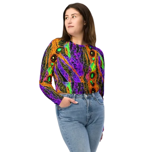 Cooper's Vision on a Long Sleeve Crop Top