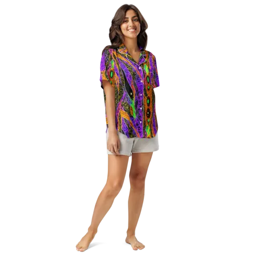 Cooper's Vision on a Women's Short Sleeve Pajama Top