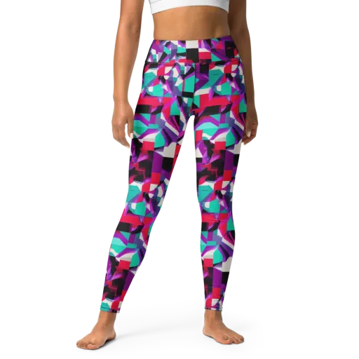 Ultraviolet Blocks on a Yoga Leggings