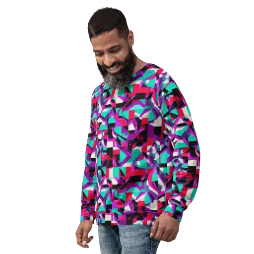 Ultraviolet Blocks on a Sweatshirt