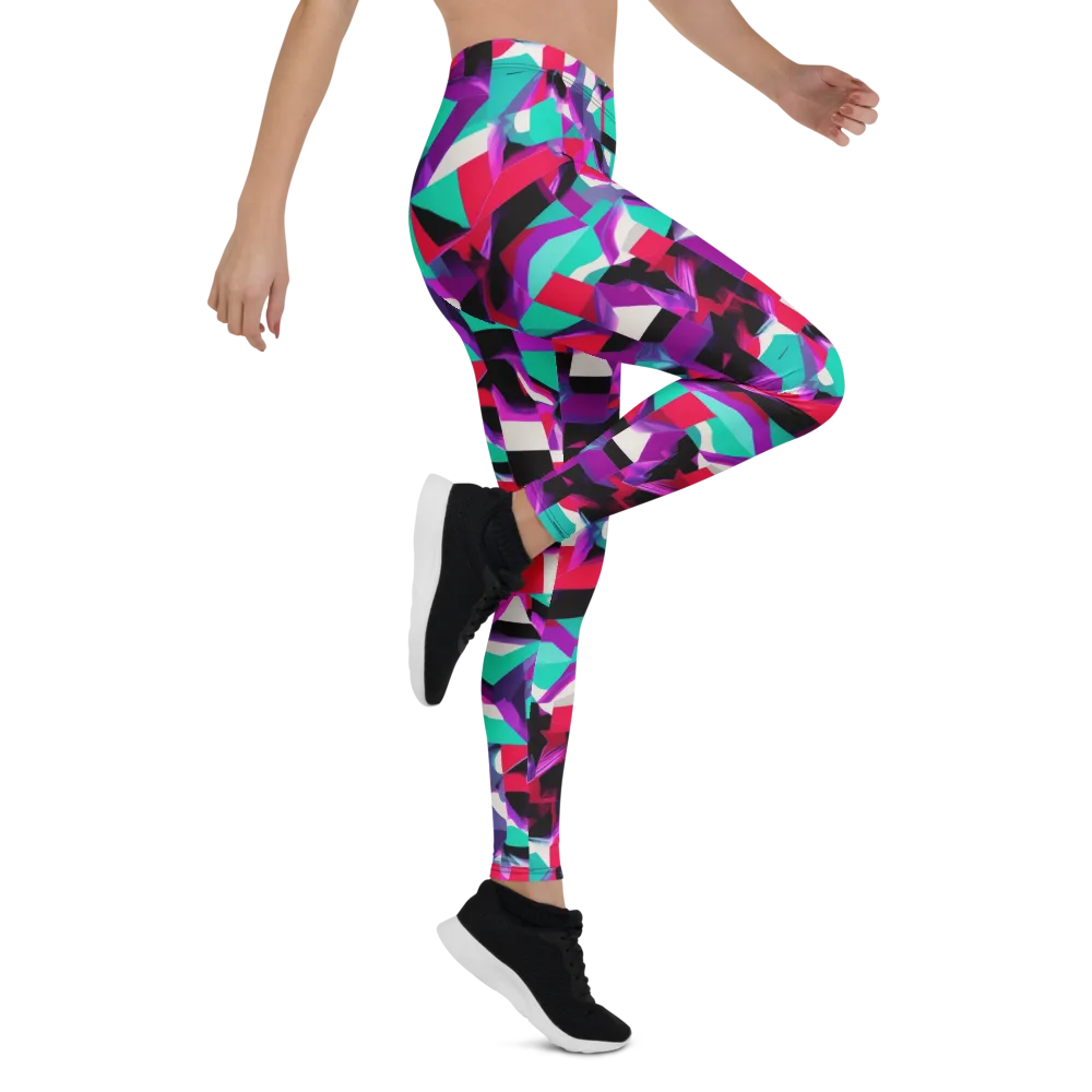 Ultraviolet Blocks on Leggings — Right