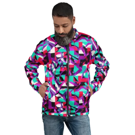 Ultraviolet Blocks on a Bomber Jacket