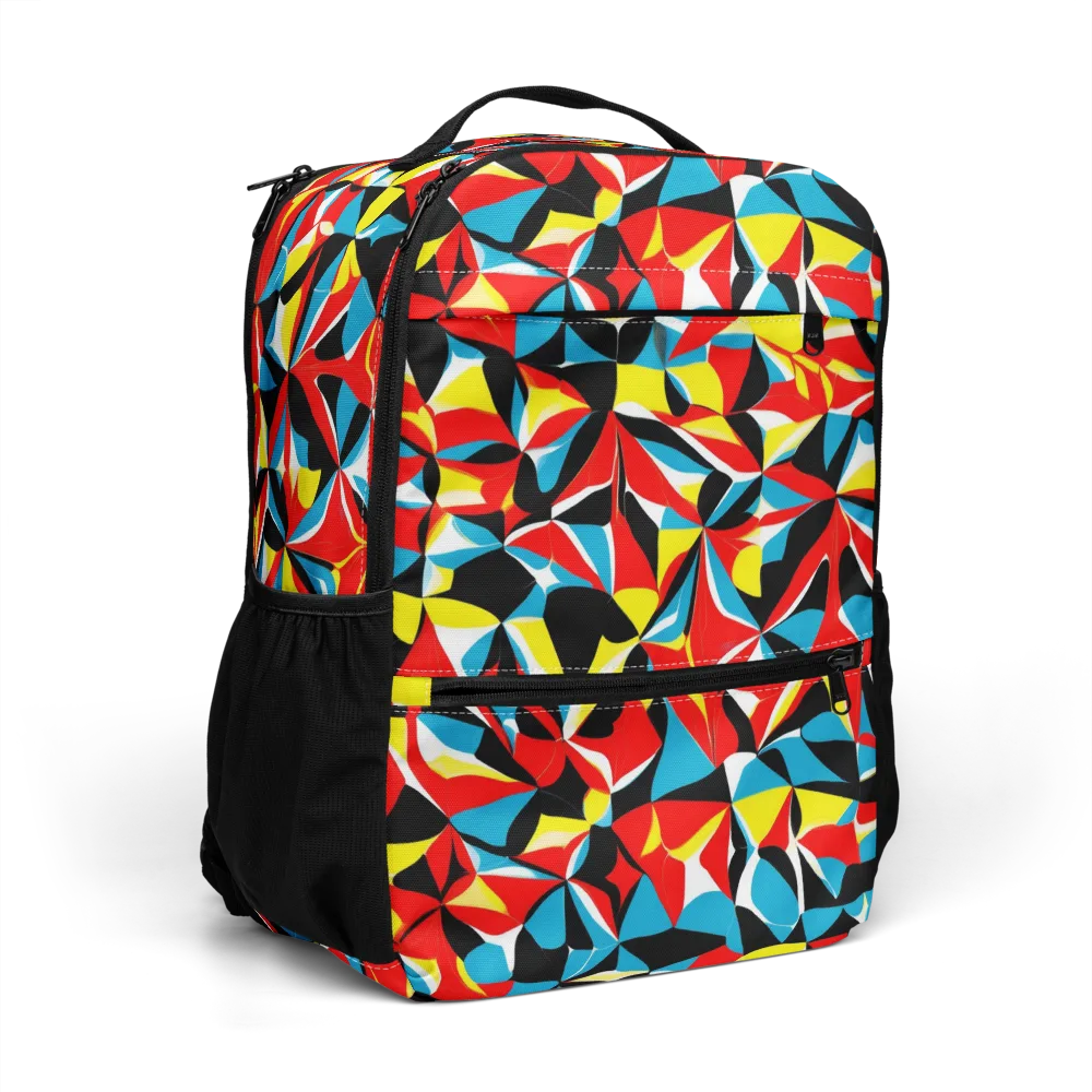 Neon Petal on Utility Backpack — Right Front