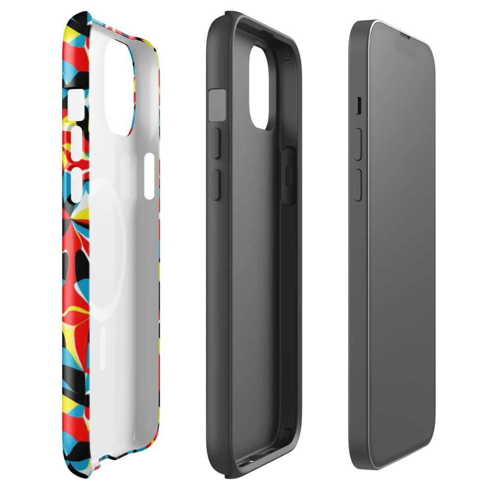 Neon Petal on MagSafe Tough Case for iPhone® — Front
