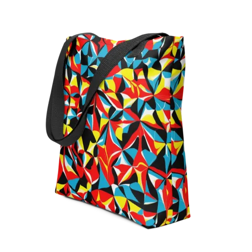Neon Petal on a Tote Bag