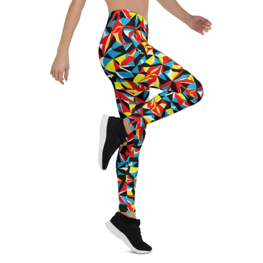 Neon Petal on a Leggings