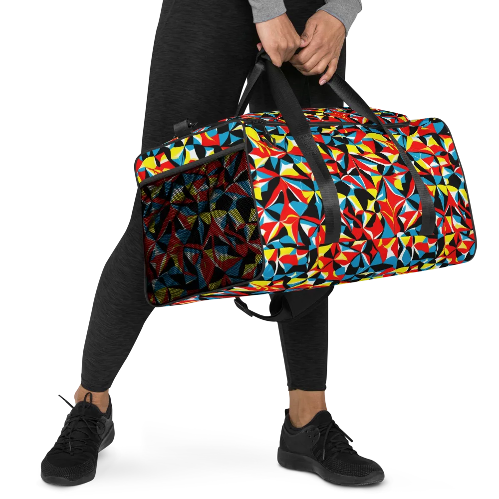 Neon Petal on Duffle Bag — Right Front