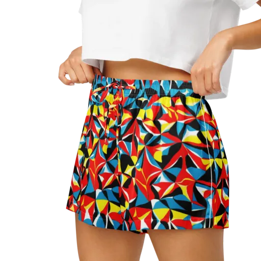 Neon Petal on a Women's Pajama Shorts