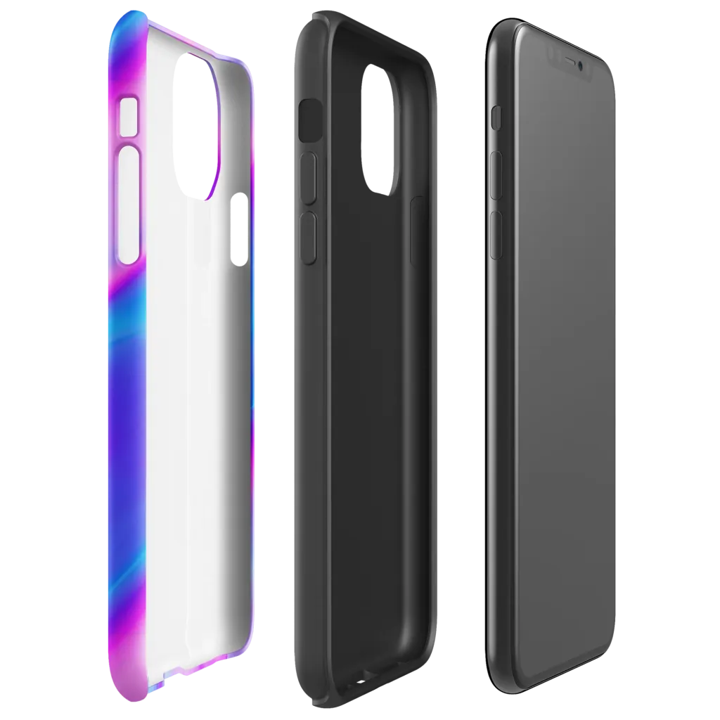 Cosmic Satin on Tough Case for iPhone® — Right