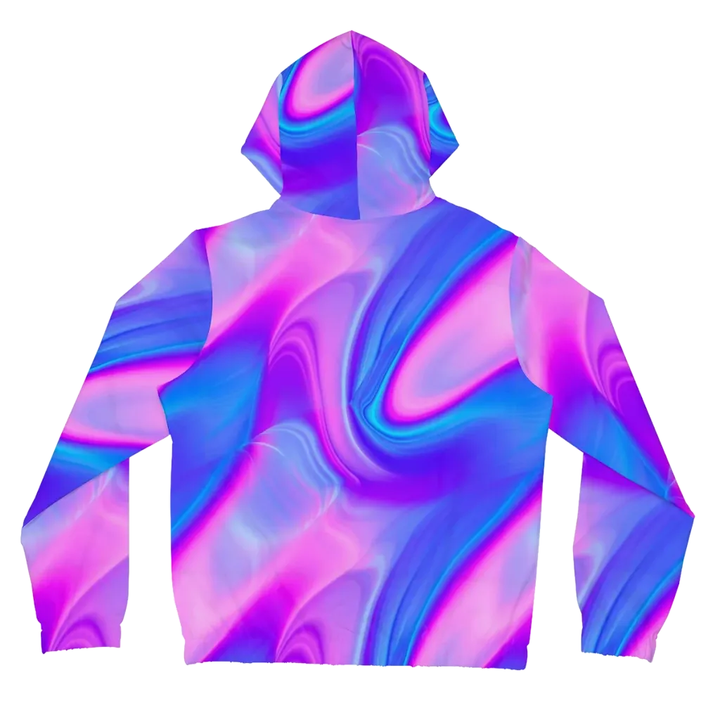 Cosmic Satin on Women's Full-Zip Hoodie — Back