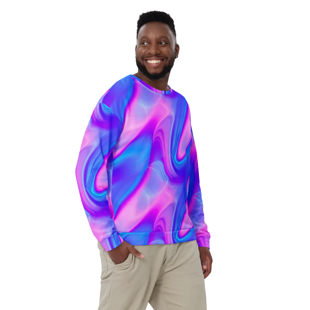 Cosmic Satin on Sweatshirt — Front