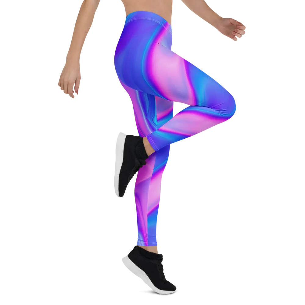 Cosmic Satin on Leggings — Right