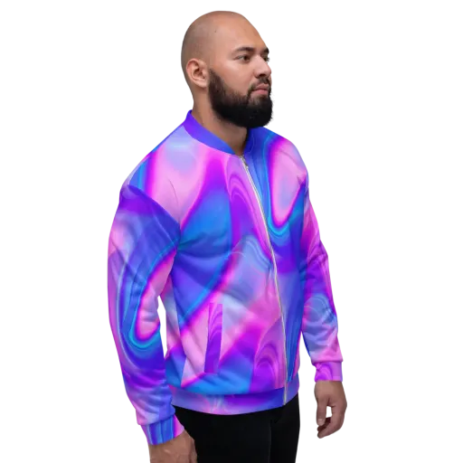 Cosmic Satin on a Bomber Jacket