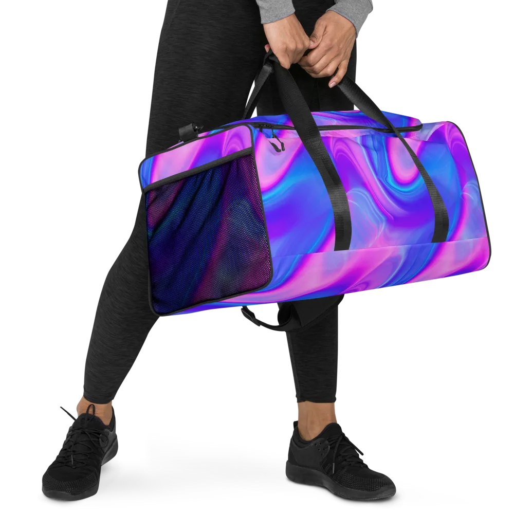 Cosmic Satin on Duffle Bag — Right Front