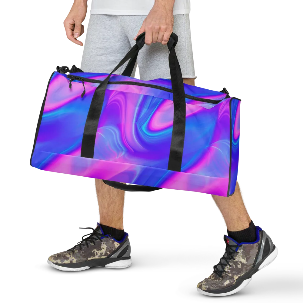 Cosmic Satin on Duffle Bag — Front