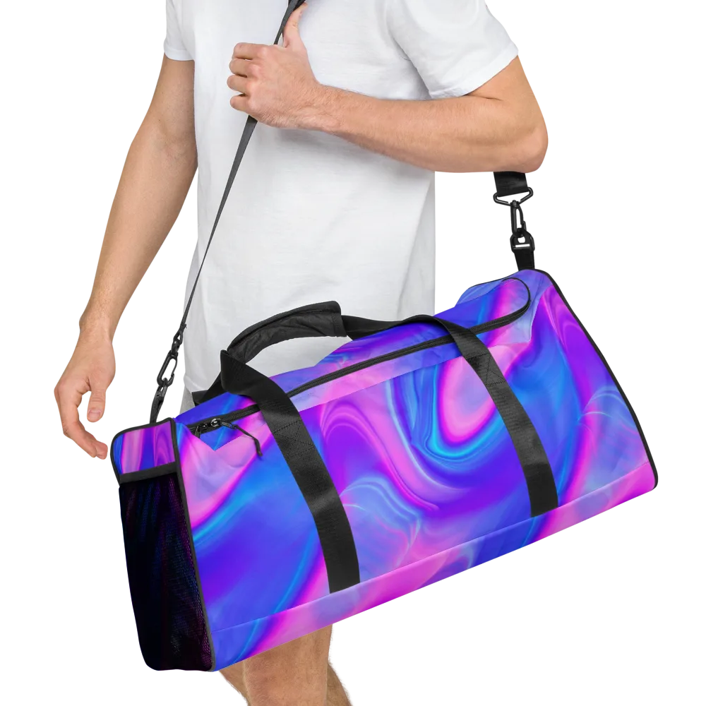 Cosmic Satin on Duffle Bag — Right Front