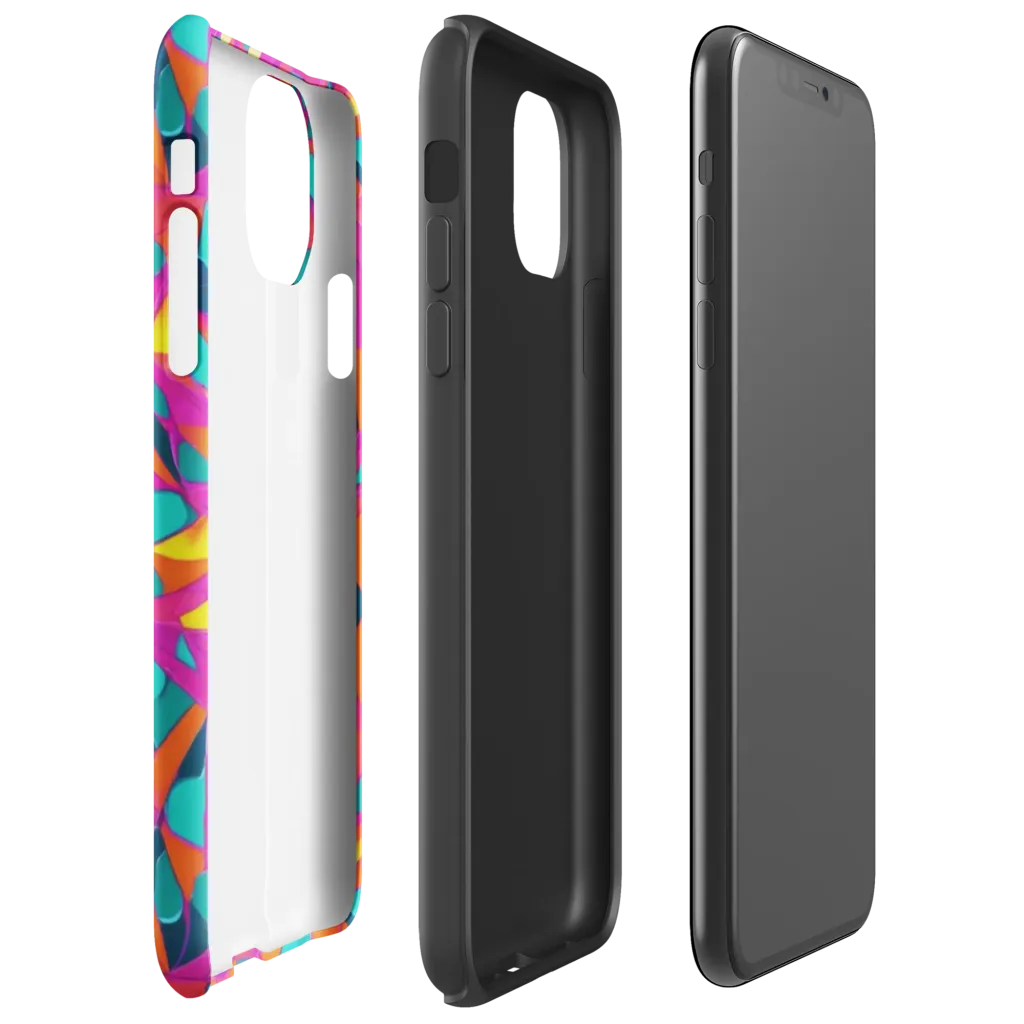 Tropical Fracture on Tough Case for iPhone® — Right