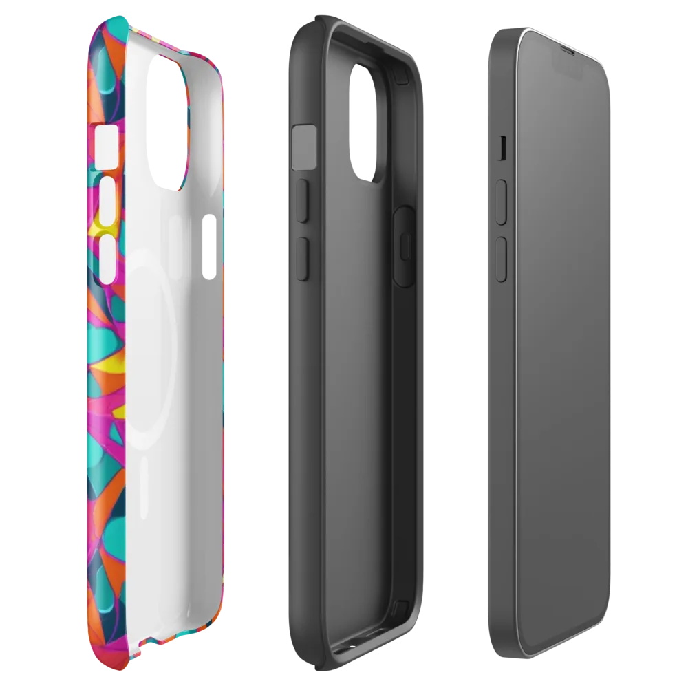 Tropical Fracture on MagSafe Tough Case for iPhone® — Front