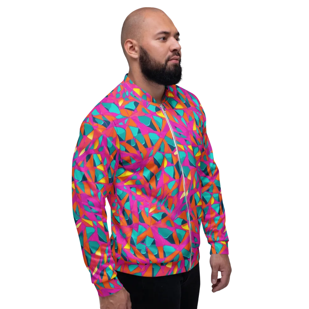 Tropical Fracture on Bomber Jacket — Right