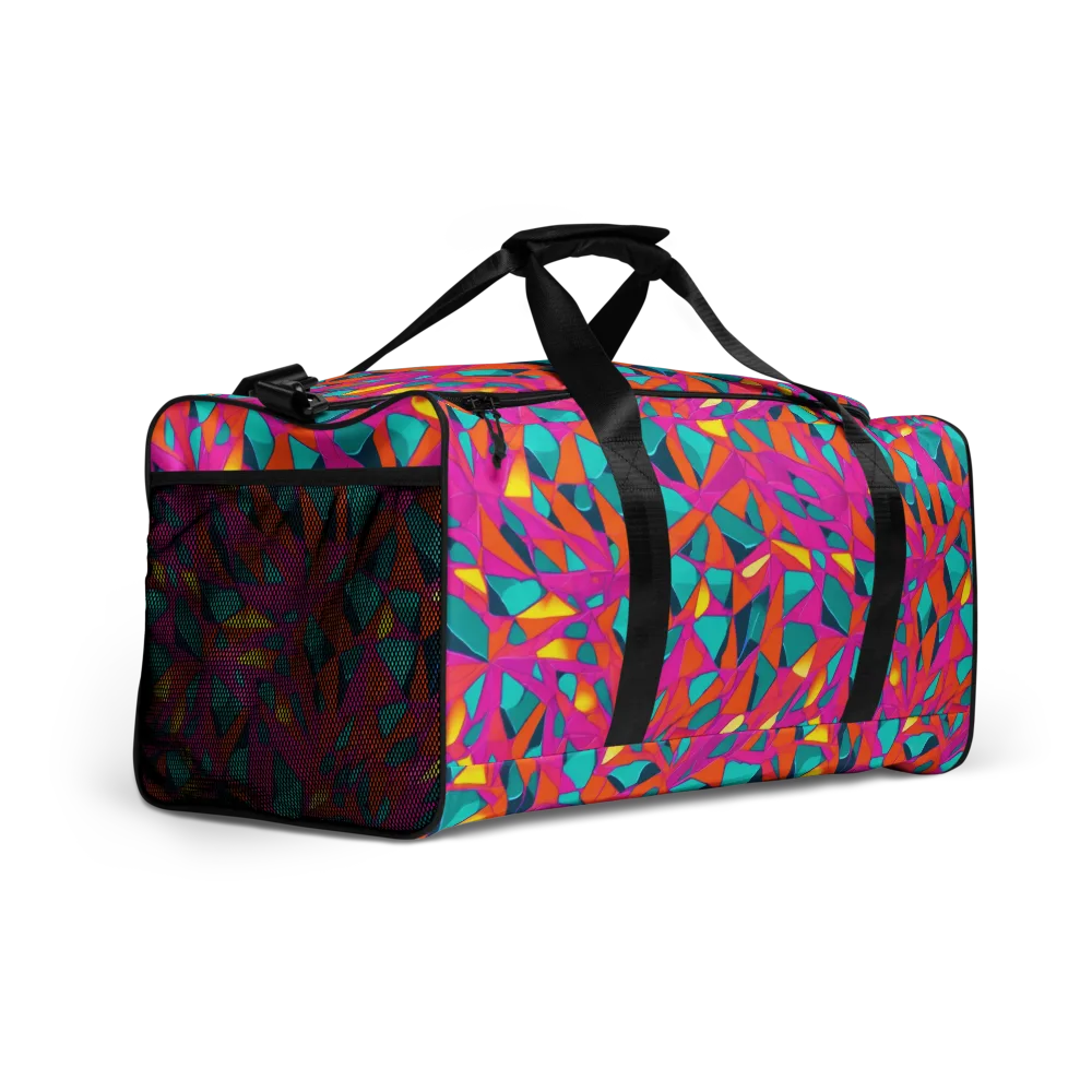 Tropical Fracture on Duffle Bag — Right Front