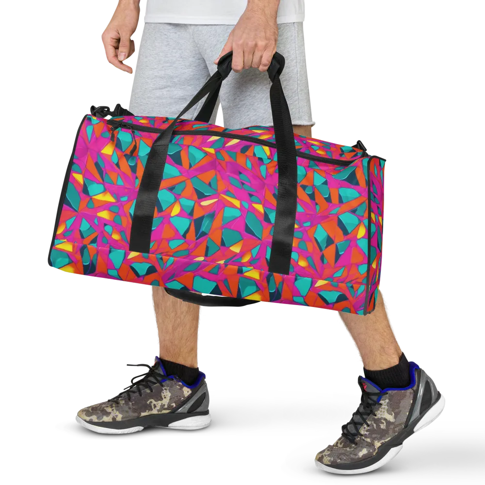 Tropical Fracture on Duffle Bag — Front