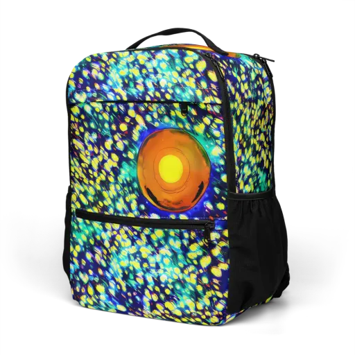 Illuminated Whirl on a Utility Backpack