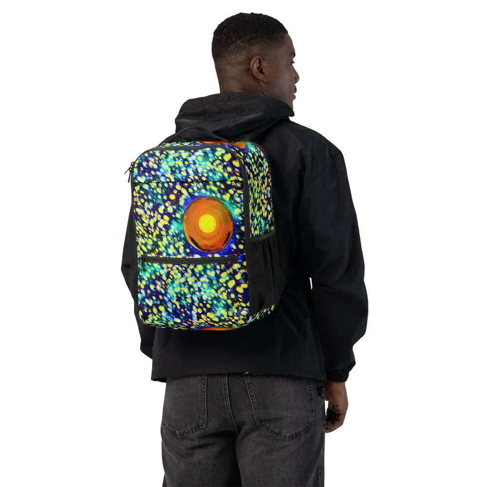 Illuminated Whirl on Utility Backpack — Back