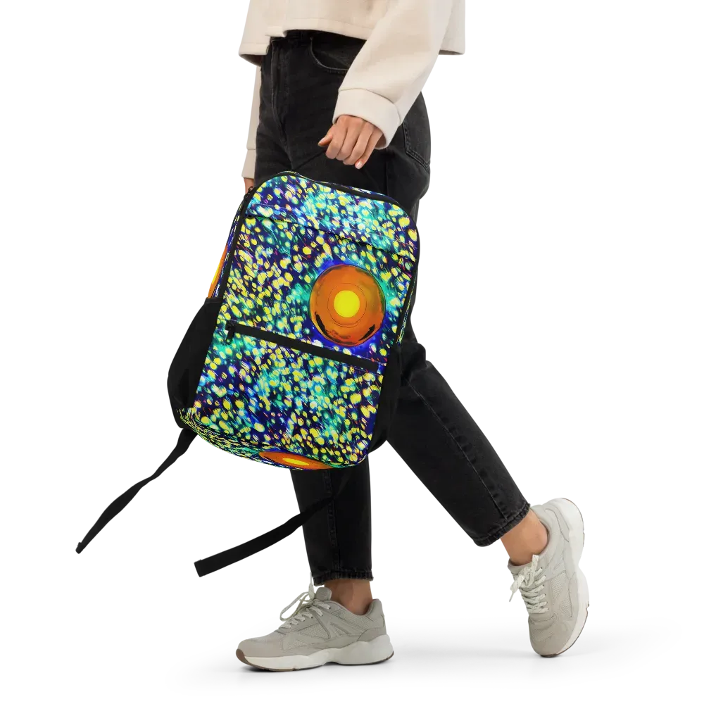 Illuminated Whirl on Utility Backpack — Front