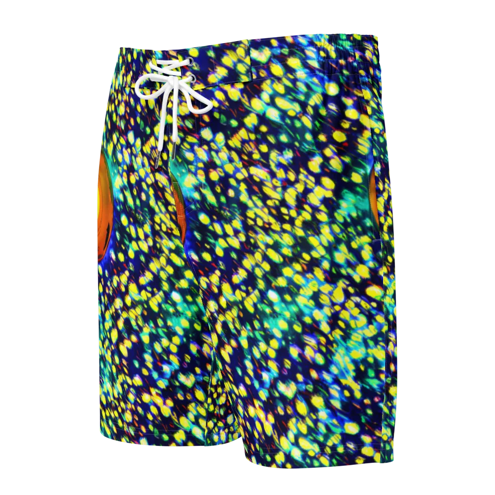 Illuminated Whirl on Men's Board Shorts — Front