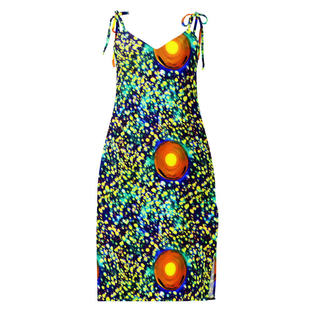 Illuminated Whirl on Slip Dress — Front