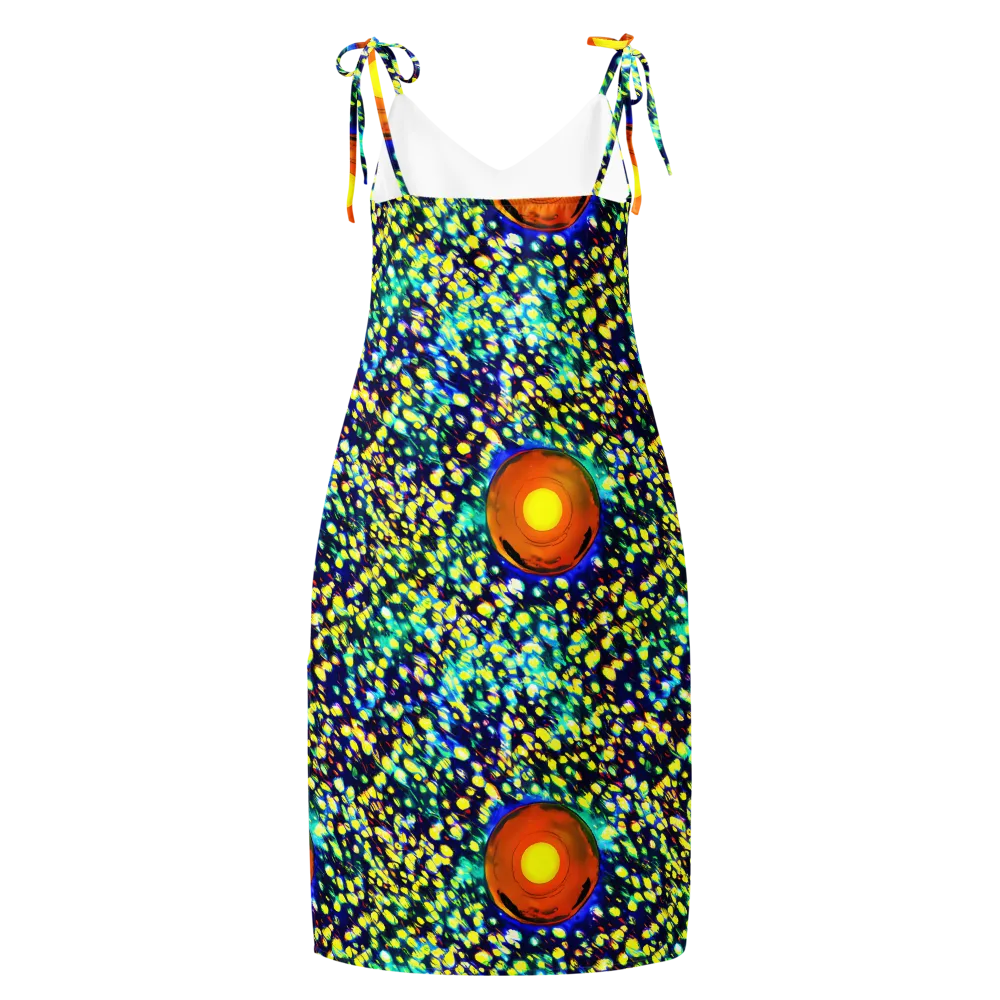 Illuminated Whirl on Slip Dress — Back