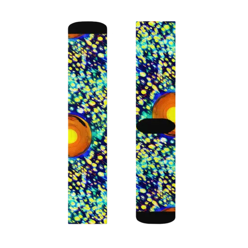 Illuminated Whirl on a Socks