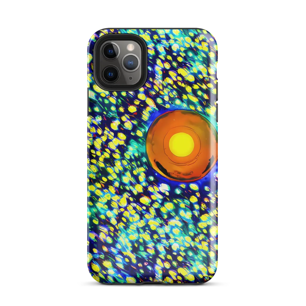 Illuminated Whirl on Tough Case for iPhone® — Front
